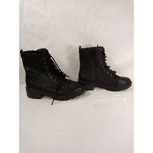 Target MIA Maeva Women's Black Combat Boots Size 6